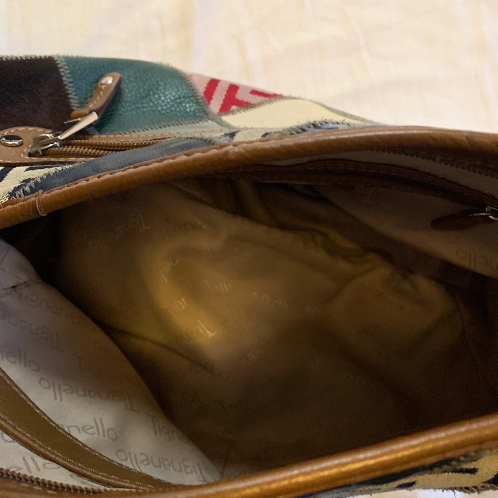 Tignanello Multicolor Patchwork Style Handbag - image 3